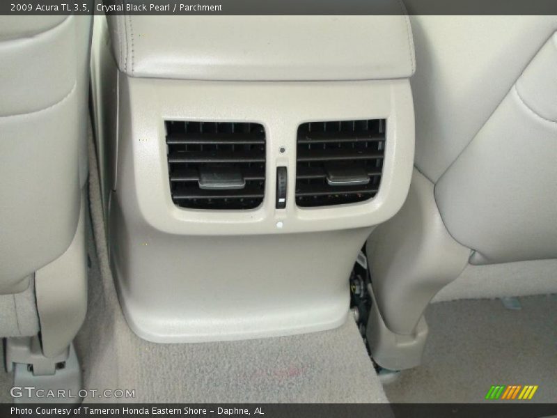 Crystal Black Pearl / Parchment 2009 Acura TL 3.5