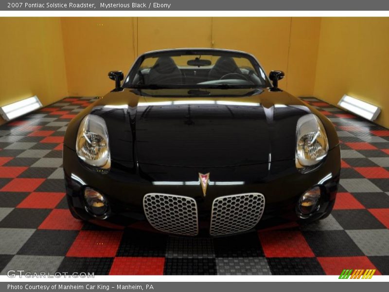 Mysterious Black / Ebony 2007 Pontiac Solstice Roadster