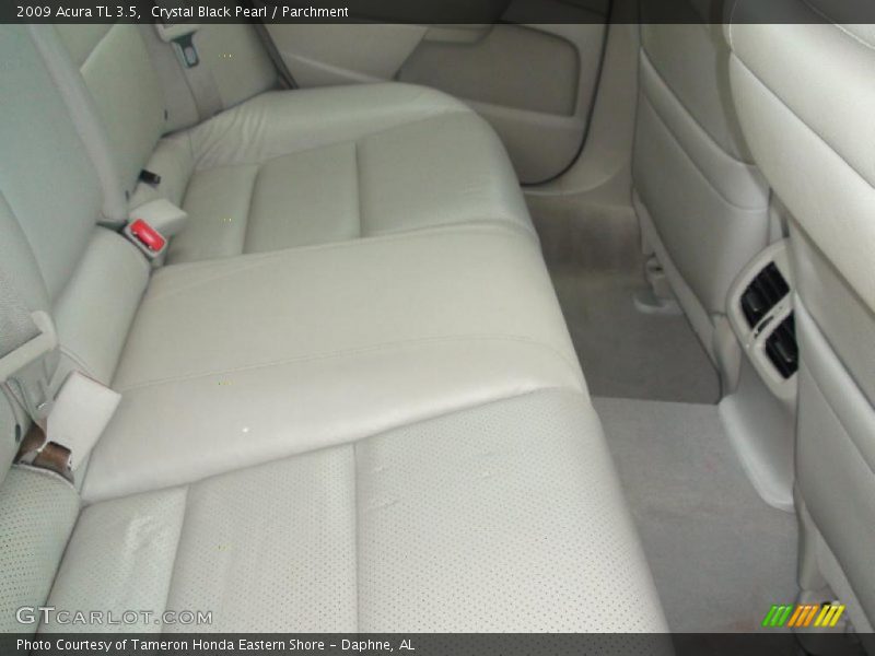 Crystal Black Pearl / Parchment 2009 Acura TL 3.5