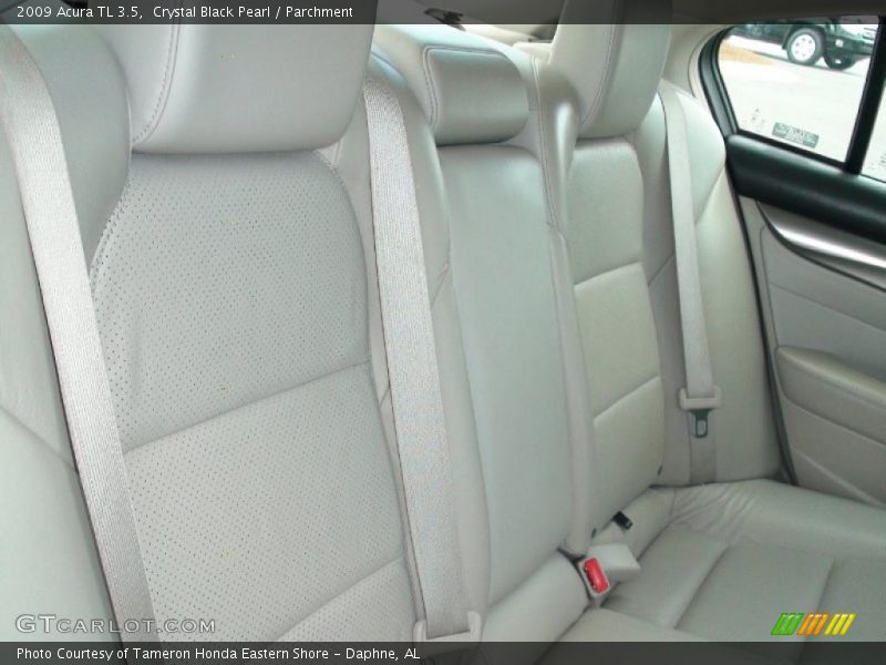 Crystal Black Pearl / Parchment 2009 Acura TL 3.5