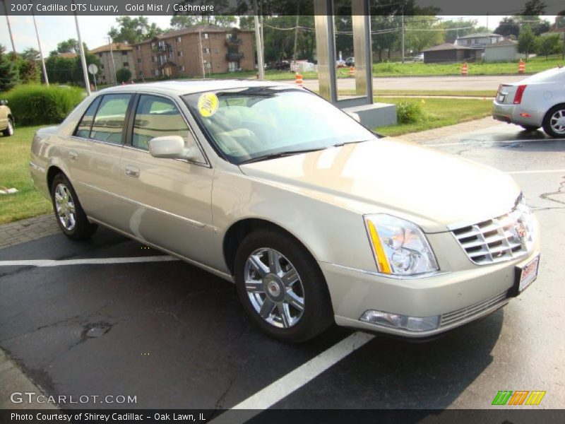 Gold Mist / Cashmere 2007 Cadillac DTS Luxury