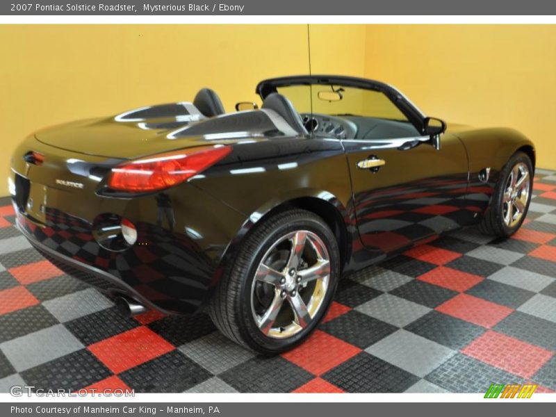 Mysterious Black / Ebony 2007 Pontiac Solstice Roadster