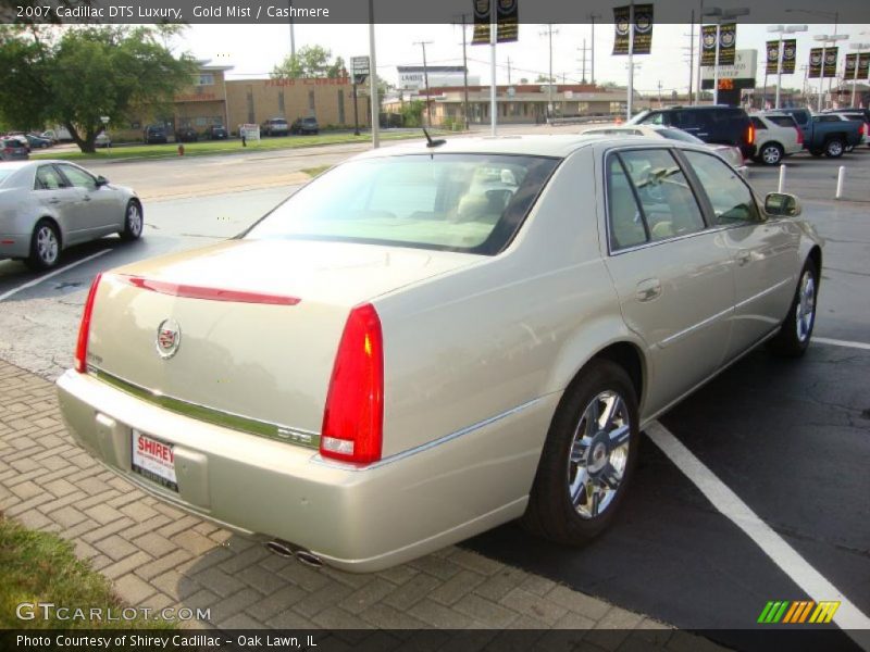 Gold Mist / Cashmere 2007 Cadillac DTS Luxury