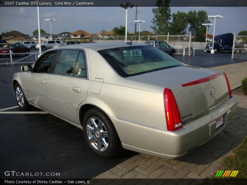 Gold Mist / Cashmere 2007 Cadillac DTS Luxury
