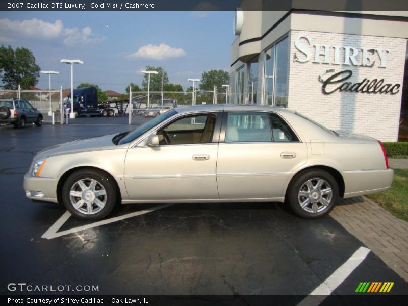 Gold Mist / Cashmere 2007 Cadillac DTS Luxury