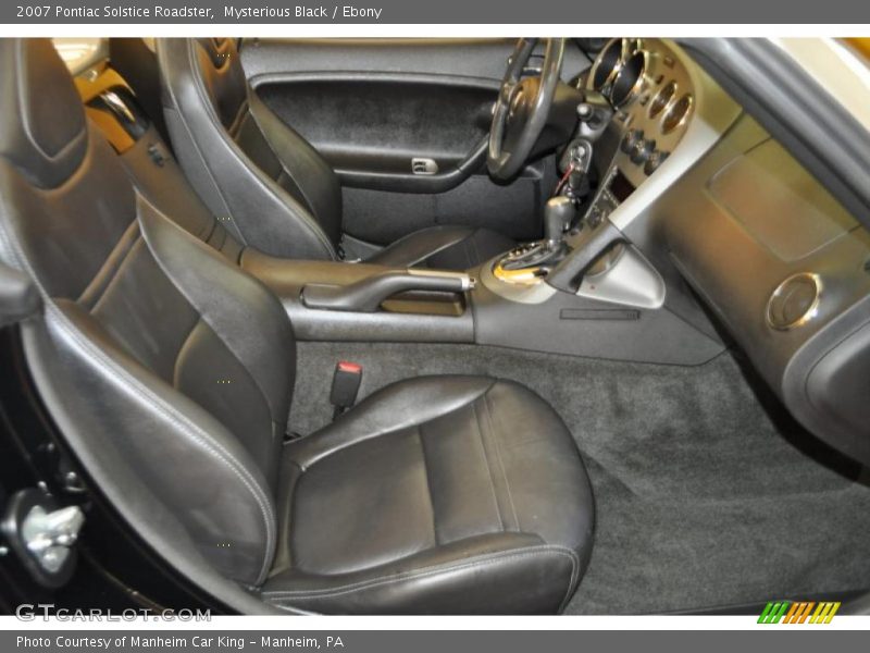 Mysterious Black / Ebony 2007 Pontiac Solstice Roadster