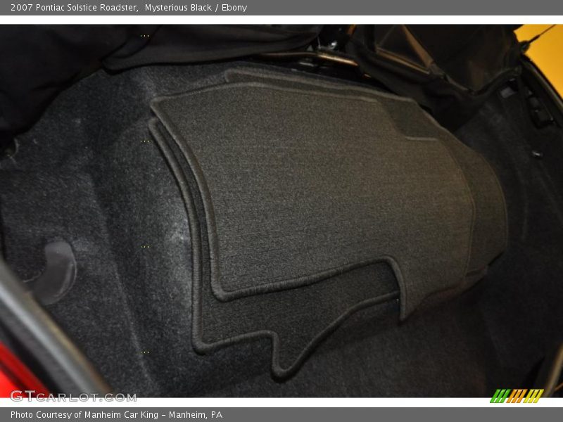 Mysterious Black / Ebony 2007 Pontiac Solstice Roadster
