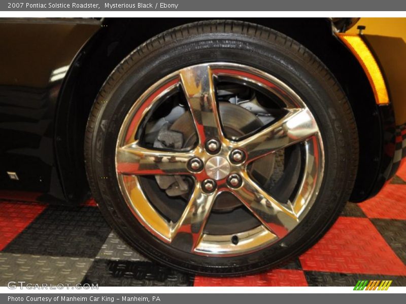 Mysterious Black / Ebony 2007 Pontiac Solstice Roadster