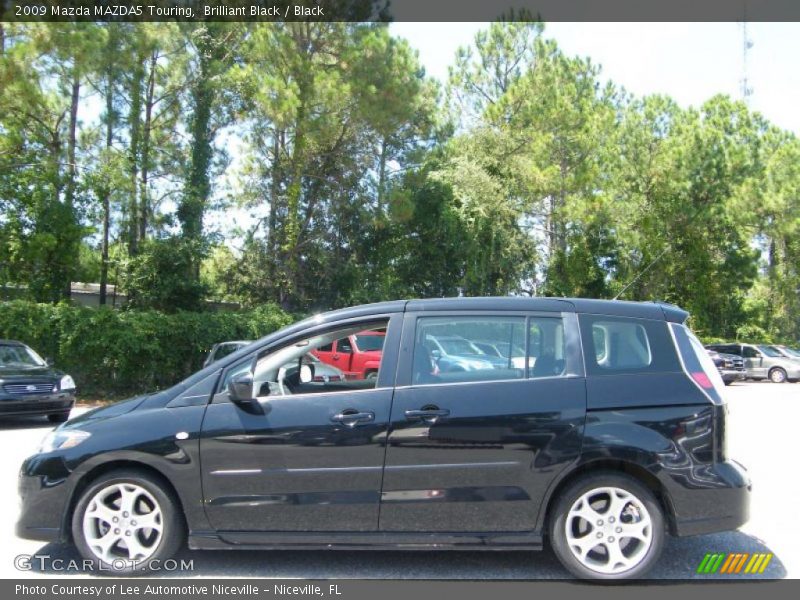 Brilliant Black / Black 2009 Mazda MAZDA5 Touring