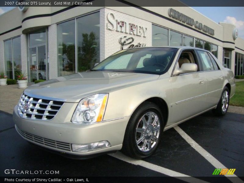 Gold Mist / Cashmere 2007 Cadillac DTS Luxury