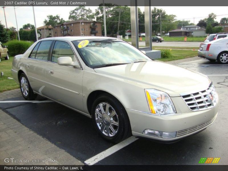 Gold Mist / Cashmere 2007 Cadillac DTS Luxury