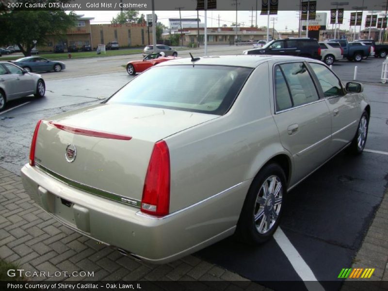 Gold Mist / Cashmere 2007 Cadillac DTS Luxury
