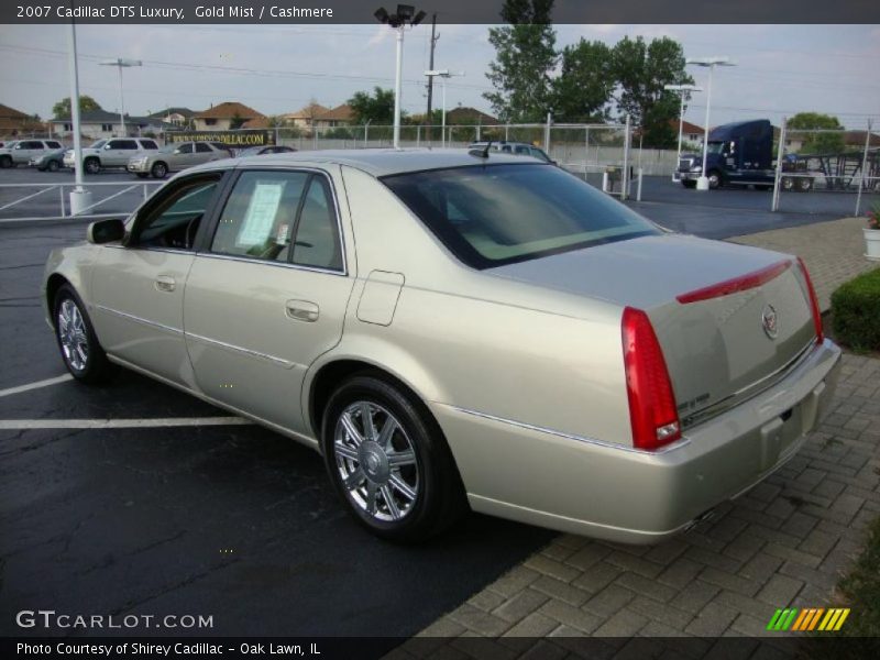 Gold Mist / Cashmere 2007 Cadillac DTS Luxury