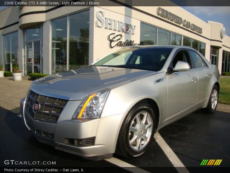 Light Platinum / Ebony 2008 Cadillac CTS 4 AWD Sedan