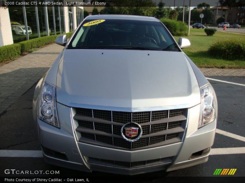 Light Platinum / Ebony 2008 Cadillac CTS 4 AWD Sedan