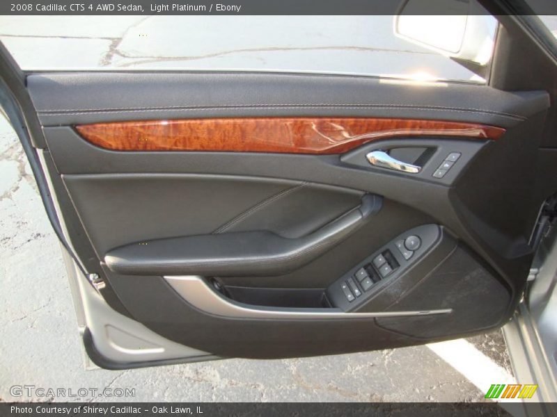Light Platinum / Ebony 2008 Cadillac CTS 4 AWD Sedan