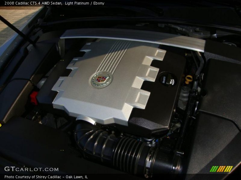 Light Platinum / Ebony 2008 Cadillac CTS 4 AWD Sedan
