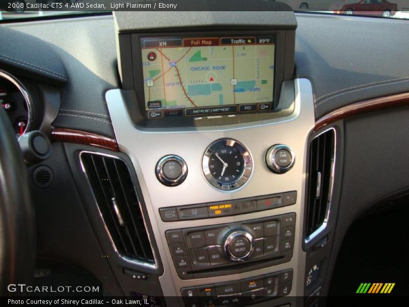 Light Platinum / Ebony 2008 Cadillac CTS 4 AWD Sedan
