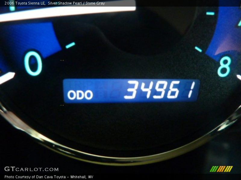 Silver Shadow Pearl / Stone Gray 2006 Toyota Sienna LE