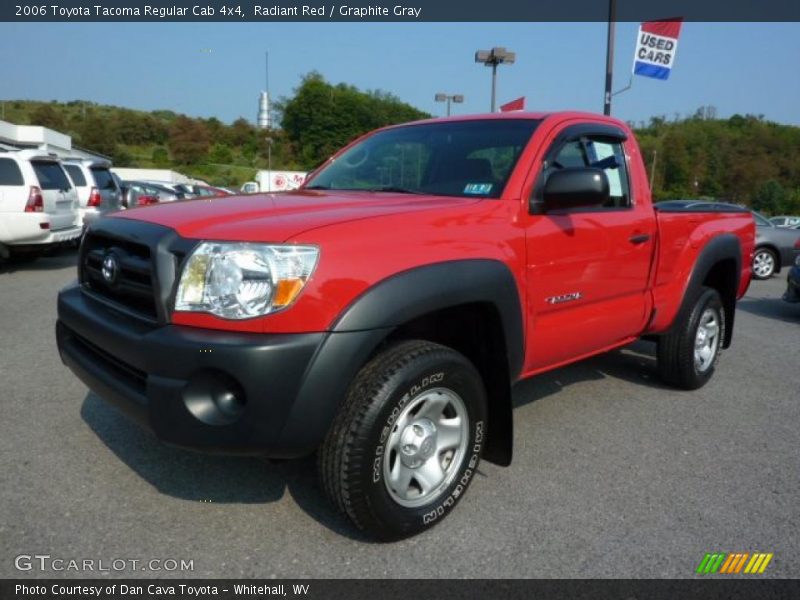 Radiant Red / Graphite Gray 2006 Toyota Tacoma Regular Cab 4x4