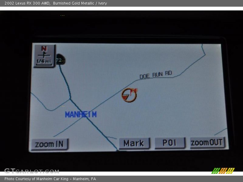 Burnished Gold Metallic / Ivory 2002 Lexus RX 300 AWD