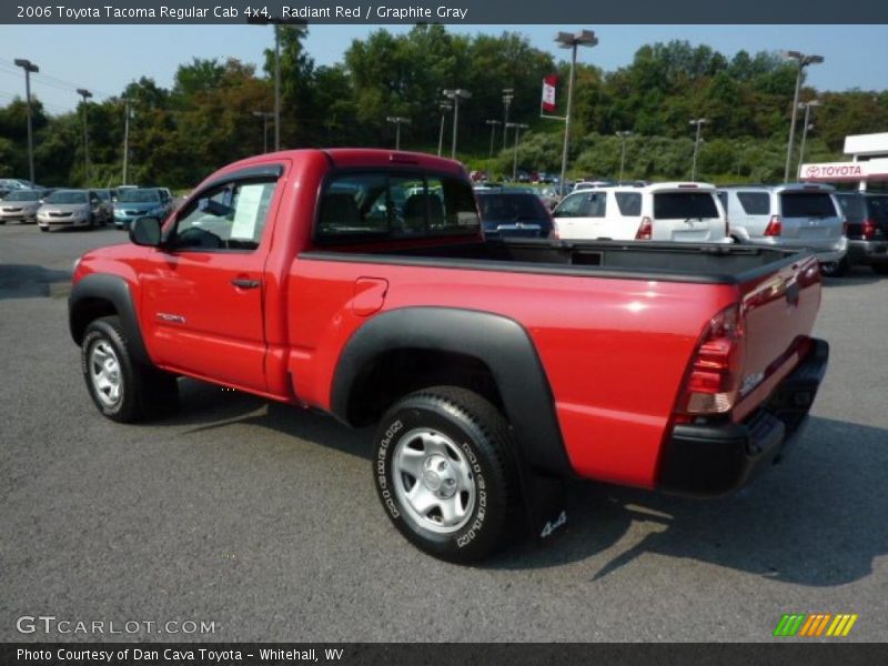 Radiant Red / Graphite Gray 2006 Toyota Tacoma Regular Cab 4x4