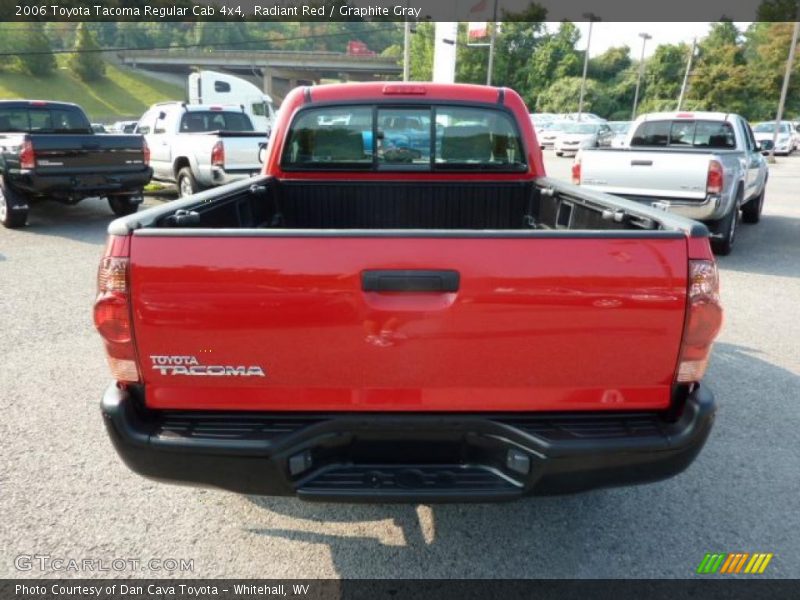 Radiant Red / Graphite Gray 2006 Toyota Tacoma Regular Cab 4x4