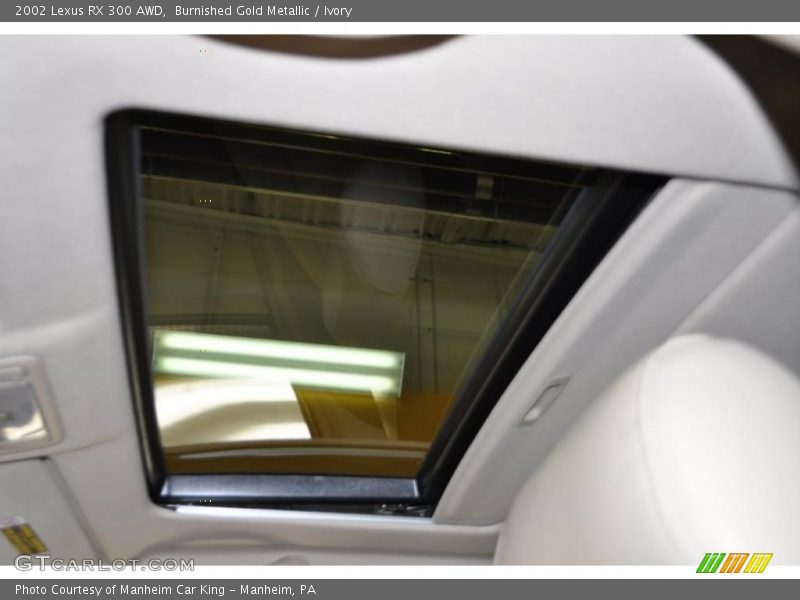 Burnished Gold Metallic / Ivory 2002 Lexus RX 300 AWD
