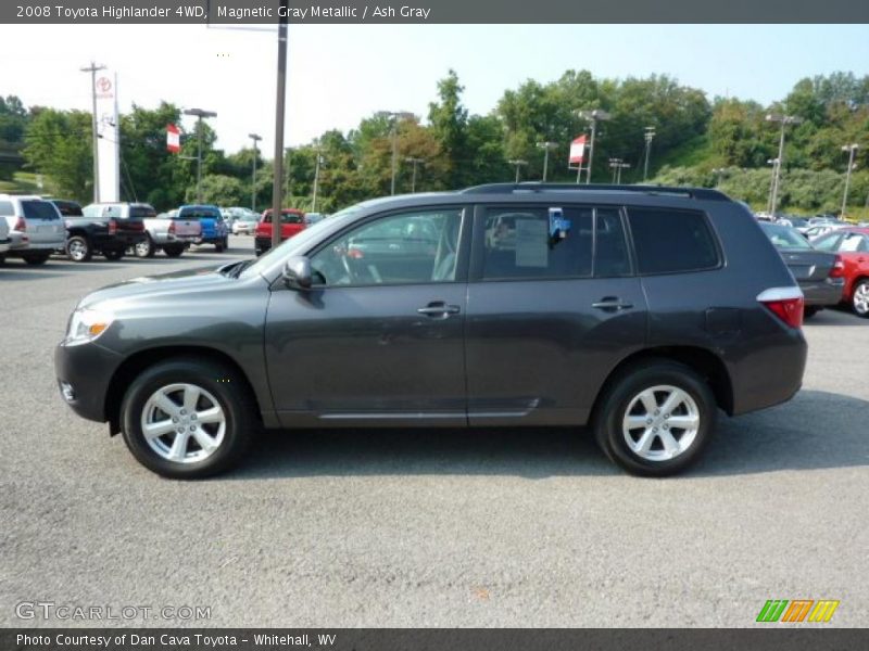 Magnetic Gray Metallic / Ash Gray 2008 Toyota Highlander 4WD
