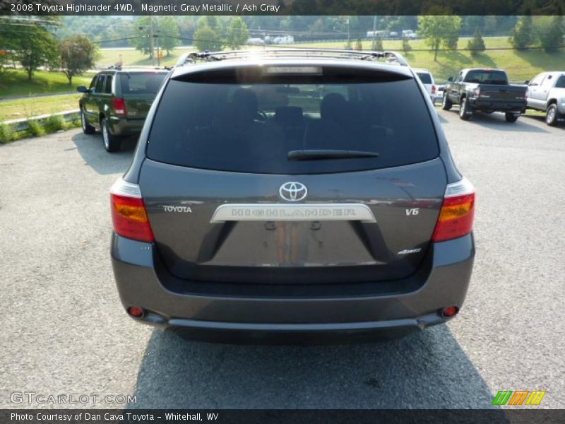 Magnetic Gray Metallic / Ash Gray 2008 Toyota Highlander 4WD