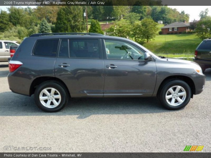 Magnetic Gray Metallic / Ash Gray 2008 Toyota Highlander 4WD