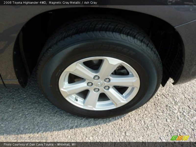 Magnetic Gray Metallic / Ash Gray 2008 Toyota Highlander 4WD
