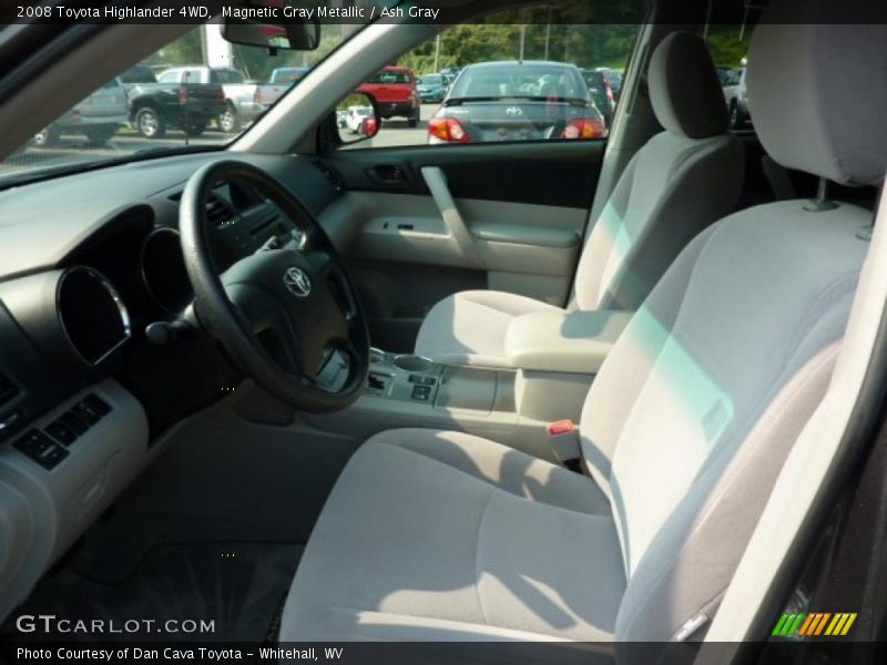 Magnetic Gray Metallic / Ash Gray 2008 Toyota Highlander 4WD