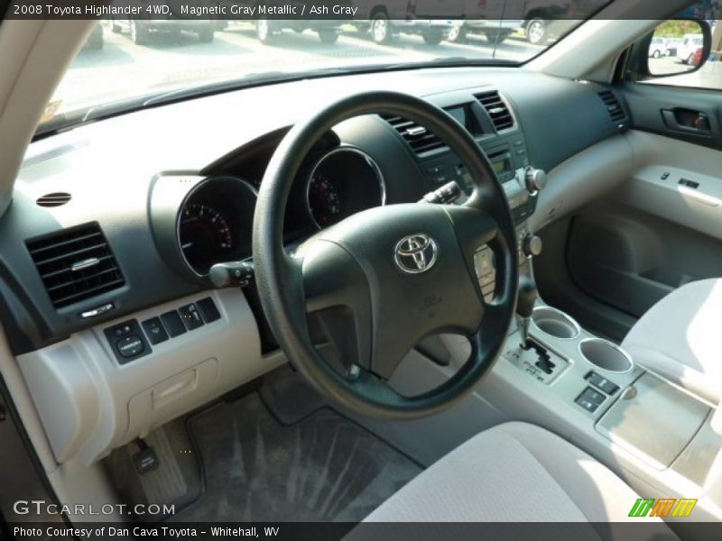 Magnetic Gray Metallic / Ash Gray 2008 Toyota Highlander 4WD