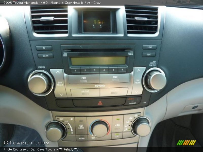 Magnetic Gray Metallic / Ash Gray 2008 Toyota Highlander 4WD