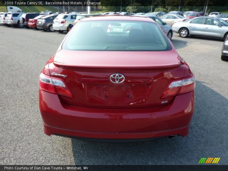 Barcelona Red Metallic / Charcoal 2009 Toyota Camry SE