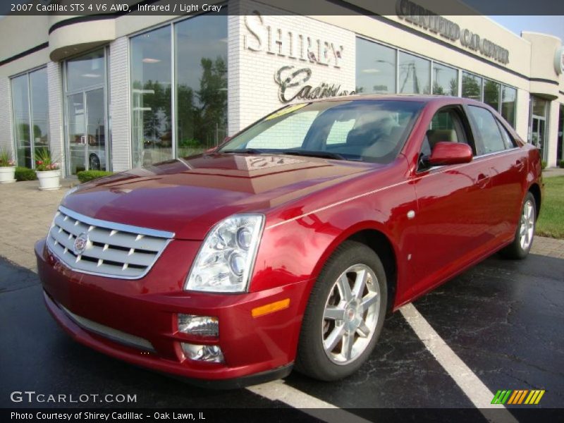 Infrared / Light Gray 2007 Cadillac STS 4 V6 AWD