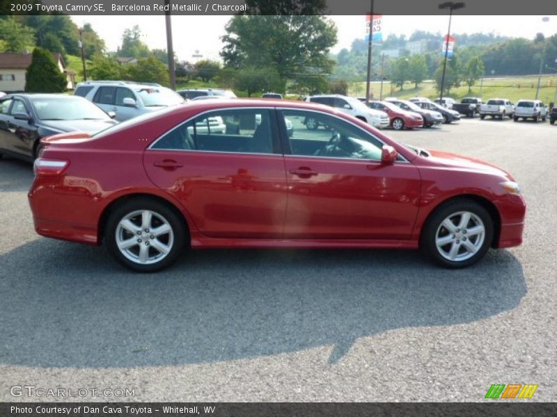 Barcelona Red Metallic / Charcoal 2009 Toyota Camry SE