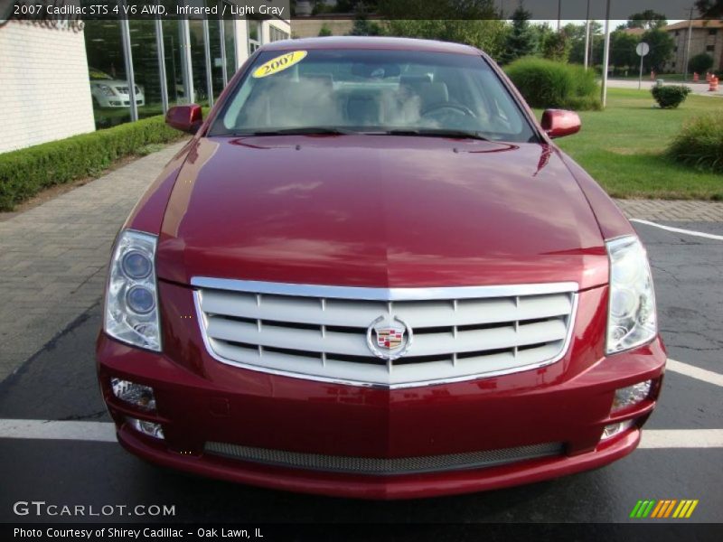 Infrared / Light Gray 2007 Cadillac STS 4 V6 AWD