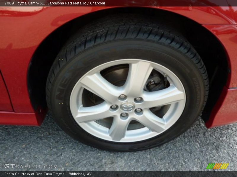 Barcelona Red Metallic / Charcoal 2009 Toyota Camry SE