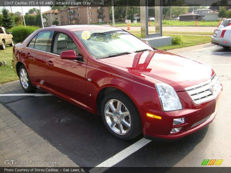 Infrared / Light Gray 2007 Cadillac STS 4 V6 AWD