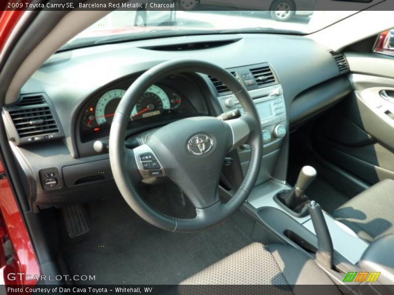 Barcelona Red Metallic / Charcoal 2009 Toyota Camry SE