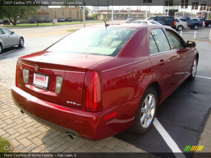 Infrared / Light Gray 2007 Cadillac STS 4 V6 AWD