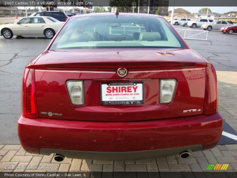 Infrared / Light Gray 2007 Cadillac STS 4 V6 AWD