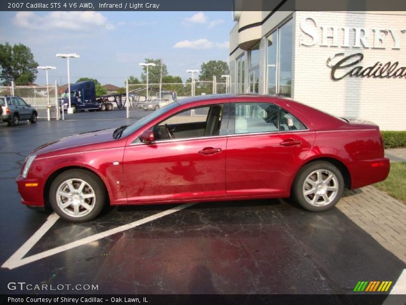 Infrared / Light Gray 2007 Cadillac STS 4 V6 AWD
