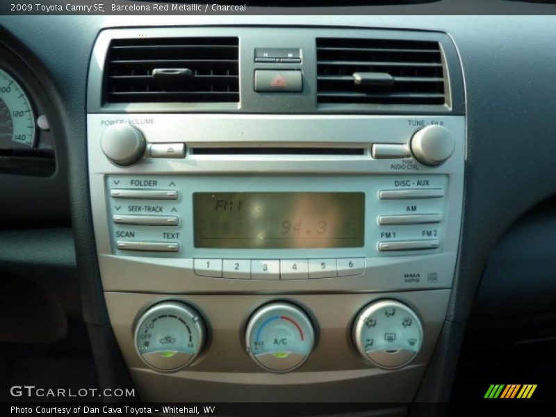 Barcelona Red Metallic / Charcoal 2009 Toyota Camry SE
