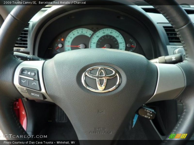 Barcelona Red Metallic / Charcoal 2009 Toyota Camry SE