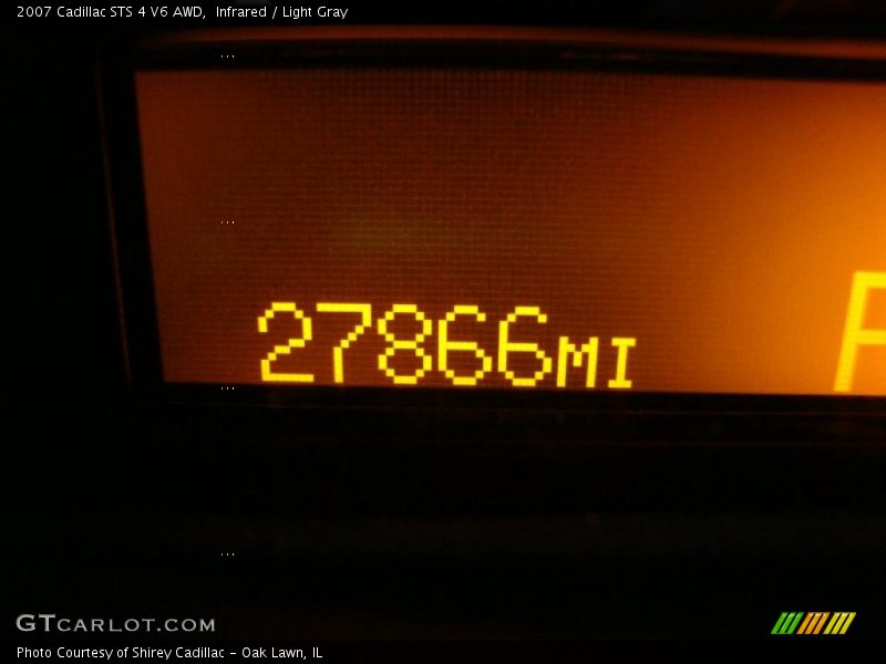 Infrared / Light Gray 2007 Cadillac STS 4 V6 AWD