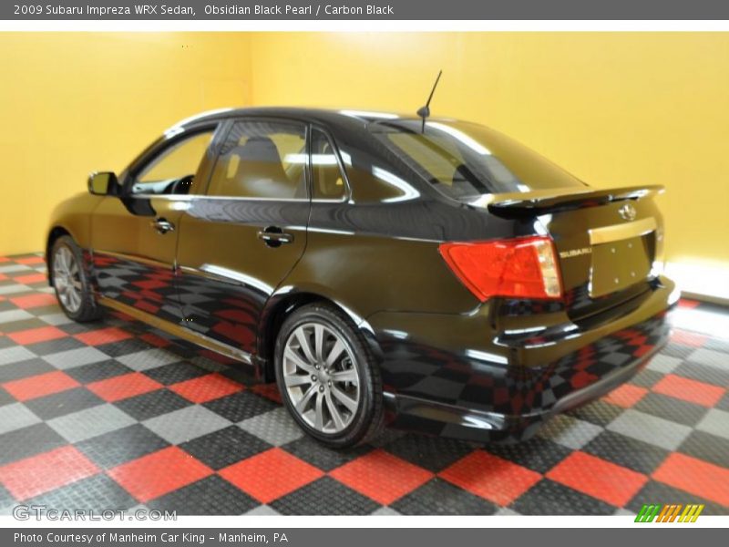 Obsidian Black Pearl / Carbon Black 2009 Subaru Impreza WRX Sedan