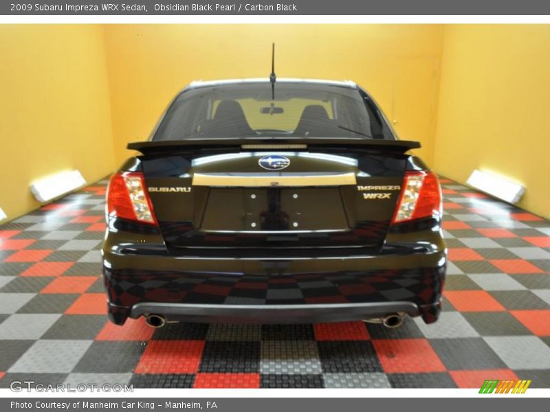 Obsidian Black Pearl / Carbon Black 2009 Subaru Impreza WRX Sedan